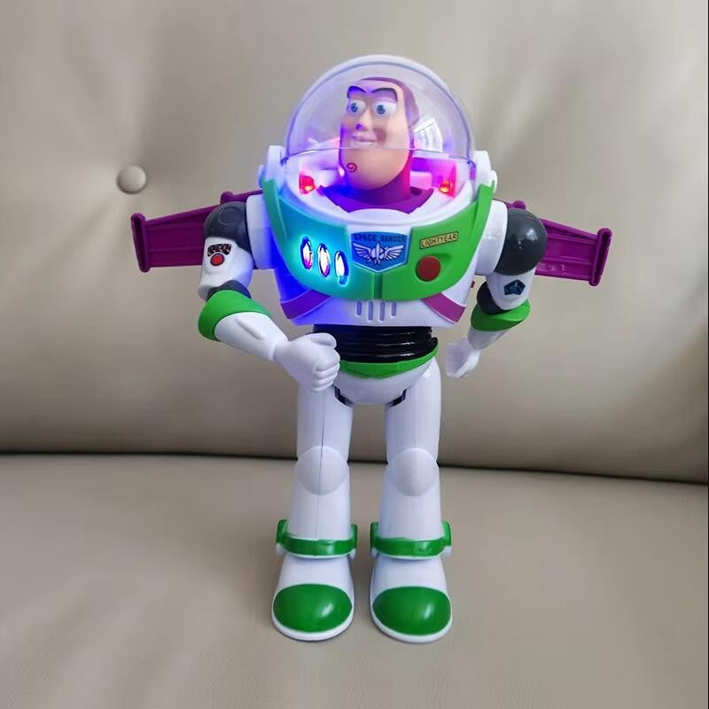 Brinquedos Toy Story Buzz Lightyear Modelo Pixar Robô Elétrico que Anda Boneco de Ação Brinquedo de Presente de Aniversário Modelo de Brinquedos Para Crianças