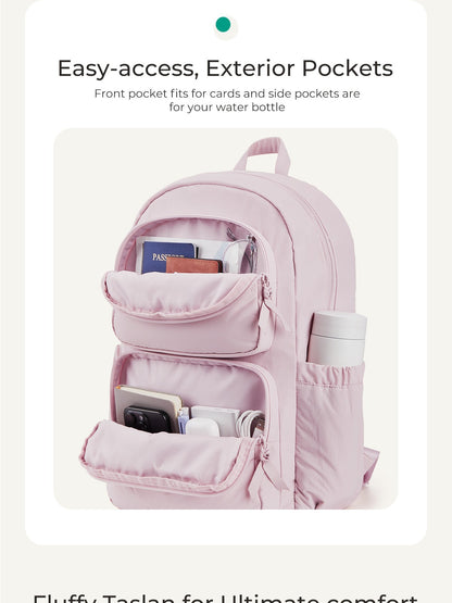 BAGSMART Laptop Backpack Large Capacity Women Casual Travel Bag College School Backpack For Boys Girls