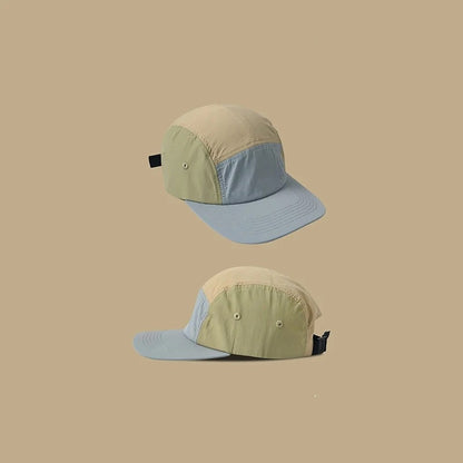 2024 Boné de 5 Painéis Secagem Rápida Retalhos Verão Masculino Feminino Chapéu Esportivo de Alta Qualidade Ajustado para Golfe Ossos Masculinos Bonés Snapback 56-60cm