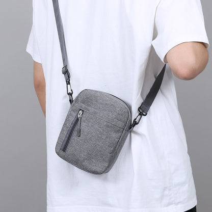 Multi Functional Men's Shoulder Bag, Waterproof and Wear-resistant, Large Capacity Crossbody Bag for Business Commuting