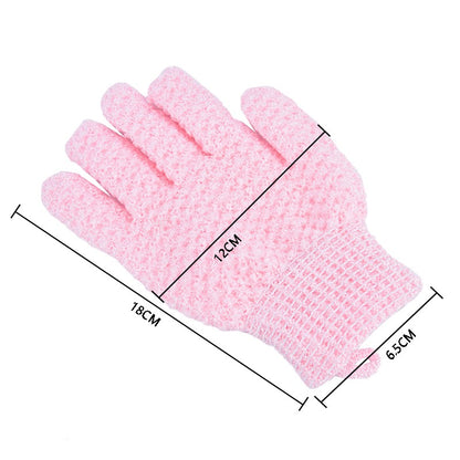 1pc Bath For Peeling Exfoliating Mitt Gloves For Shower Body Brush Fingers Towel Body Massage Sponge Wash Moisturizing SPA Foam
