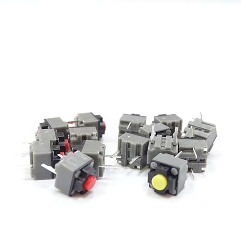 5PCS/10PCS KAILH 6 * 6 * 7.3mm Square Silent Mouse Micro Switch Thundersnake Logitech M330M220M590 Button Accessory