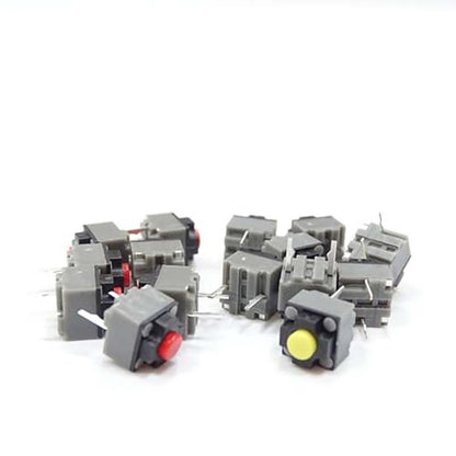 5PCS/10PCS KAILH 6 * 6 * 7.3mm Square Silent Mouse Micro Switch Thundersnake Logitech M330M220M590 Button Accessory
