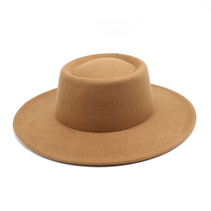 Chapéus Fedora Masculino Feminino Aba Larga 8.5CM Lã Feltro Chapéus Jazz Estilo Britânico 2023 Chapéu Panamá Formal Social