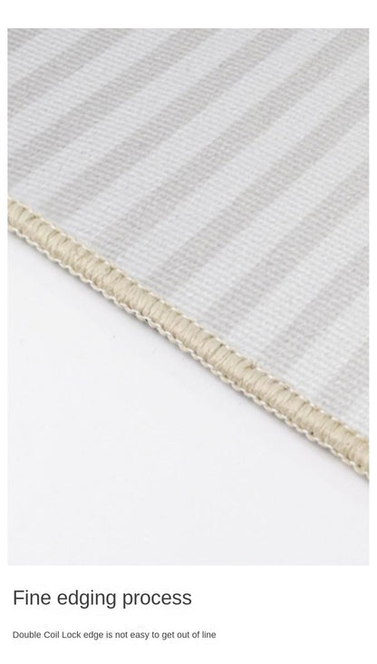 VIKAMA Pink Christmas Santa Claus Rug Bedroom & Living Room Doormat Non-Slip, Stain-Resistant Carpet Home Decor