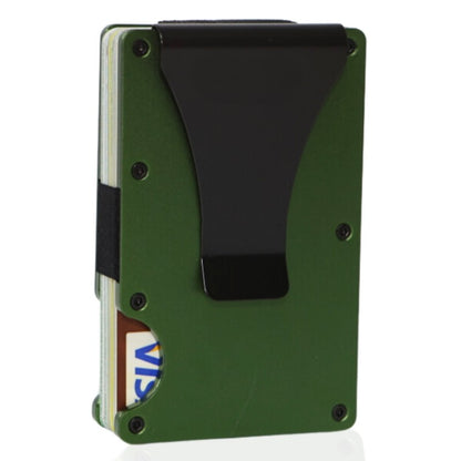 Minimalist Slim RFID Blocking Wallet For Men - Light Weight, Durable & Compact- Aluminum Wallet With Money Clip (Black?