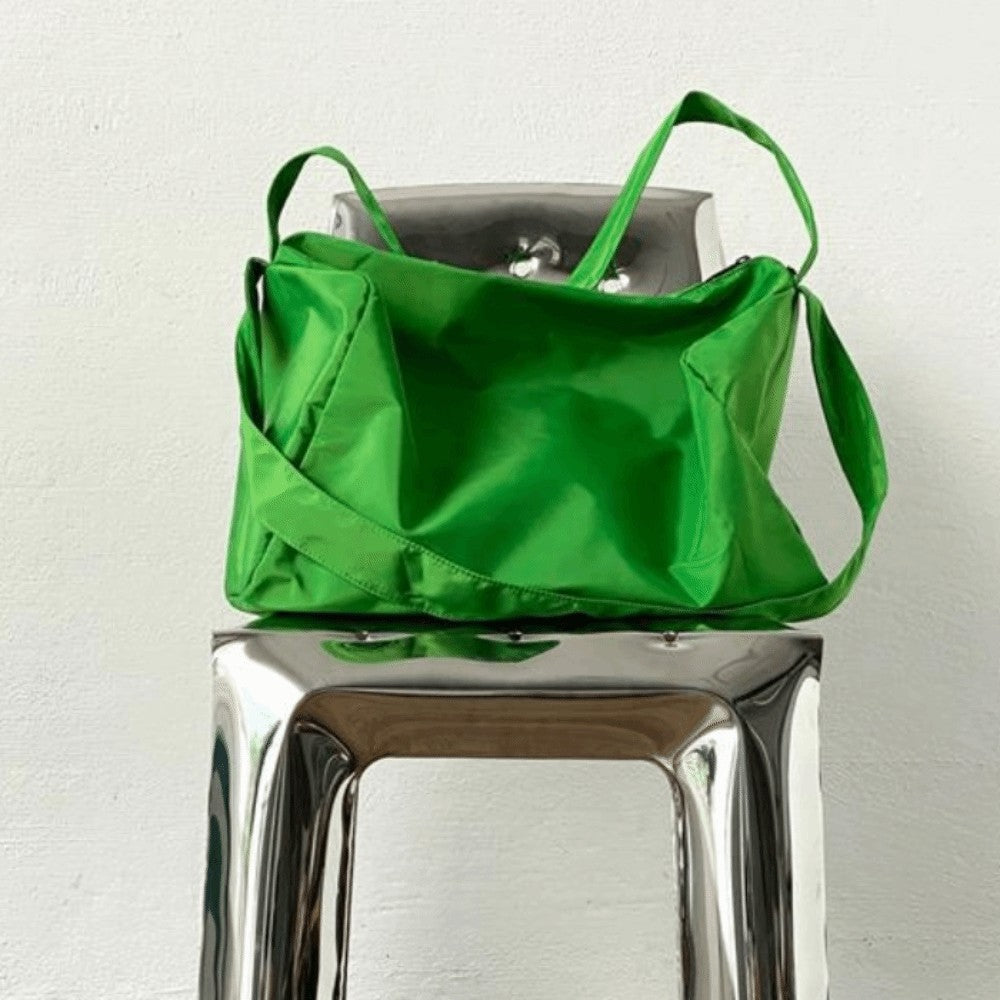 Nylon Yoga Training Bag Large Capacity Solid Color Sports Fitness Bags Portable Multifunctional Travel Tote Bag Outdoor