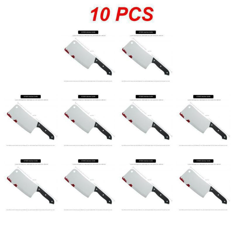 10/5/3/1pcs 30cm Faked Bloody Sharp Knife for Halloween DIY Cosplay Props Decor Simulation Plastic Kitchen Knife halloween Party