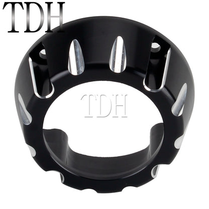 Motorcycle Muffler Exhaust Pipe Tip Replace Carbon End Cap for Harley Touring Softail Two Brother Racing 2-into-1 Full-System