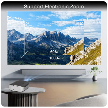 Touyinger ET32 1500ANSI Full HD 4K Projector  5G WIFI Home theater Media Video Player Smart Beamer