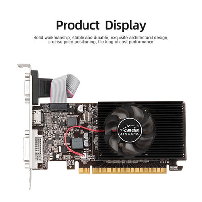 Placa de Vídeo GT610/ GT210/GT730 1/2/4GB DDR5 256Bit com HD VGA DVI PCI-E2.0 16X para PC