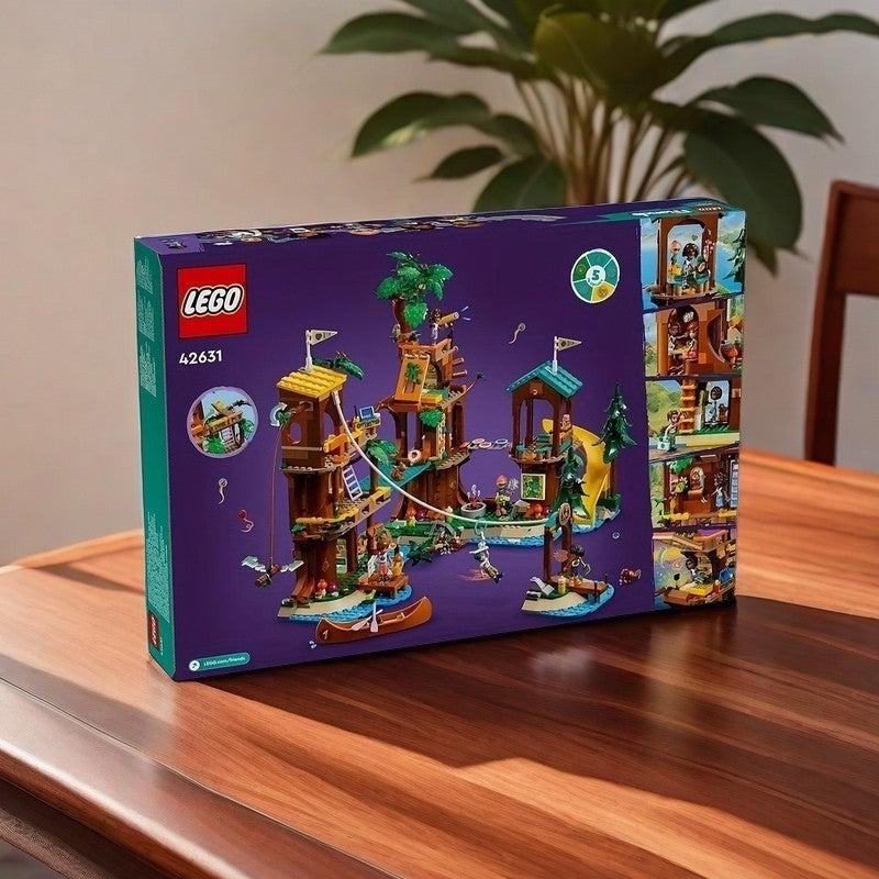 42631 LEGO Friends A Casa da Árvore do Acampamento de Aventura? Presente Incrível para Meninas e Meninos a partir de 8 Anos