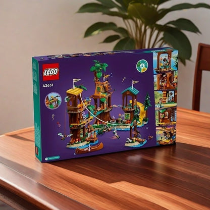 42631 LEGO Friends A Casa da Árvore do Acampamento de Aventura? Presente Incrível para Meninas e Meninos a partir de 8 Anos