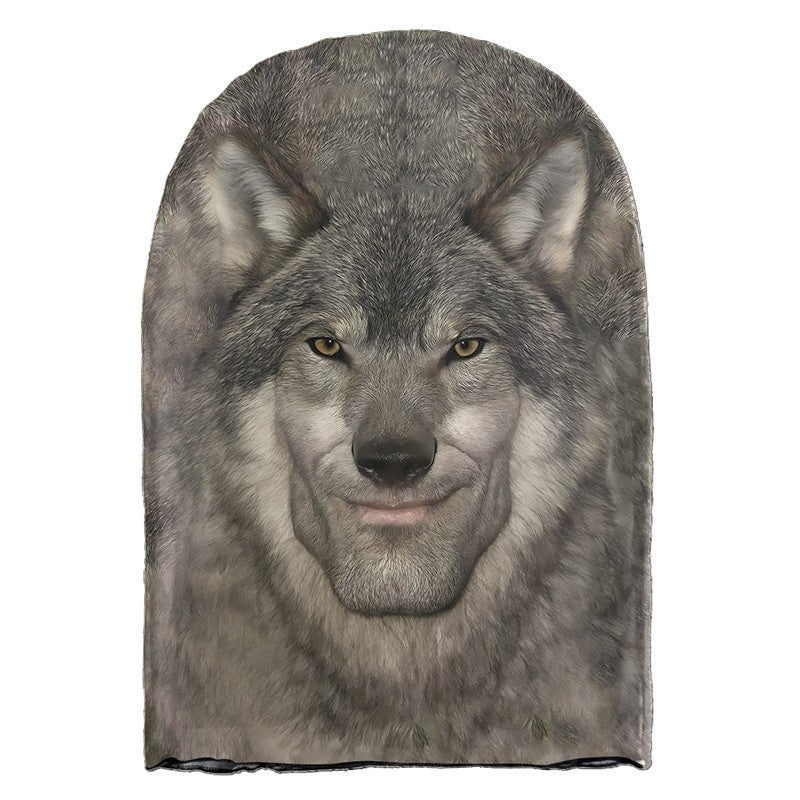 Halloween 3D Printed Elastic Mesh Headgear Bully Dog Cat Animal Mask Breathable Full Face Mask for Carnival Party Cosplay