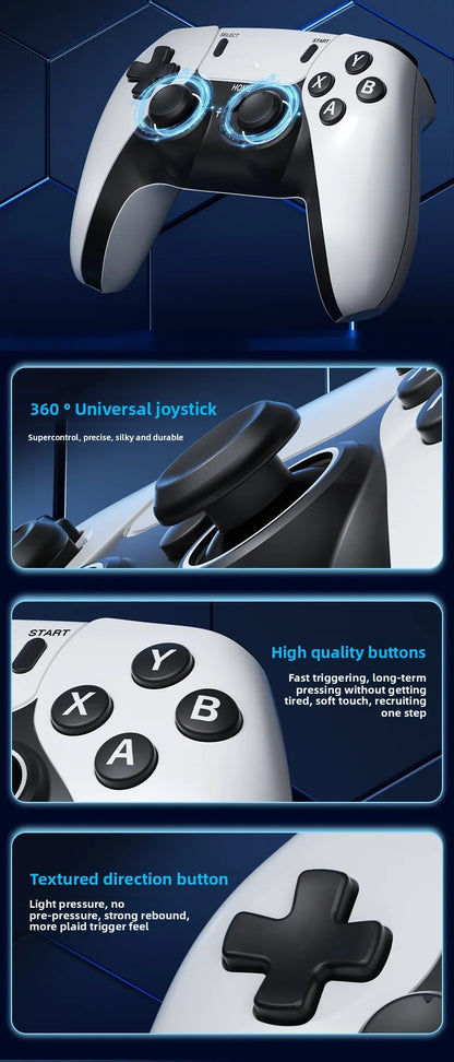 New M22 Wireless Retro Style Dual Player Game Console TV Connection High Definition Simulation Game Controller Home Use