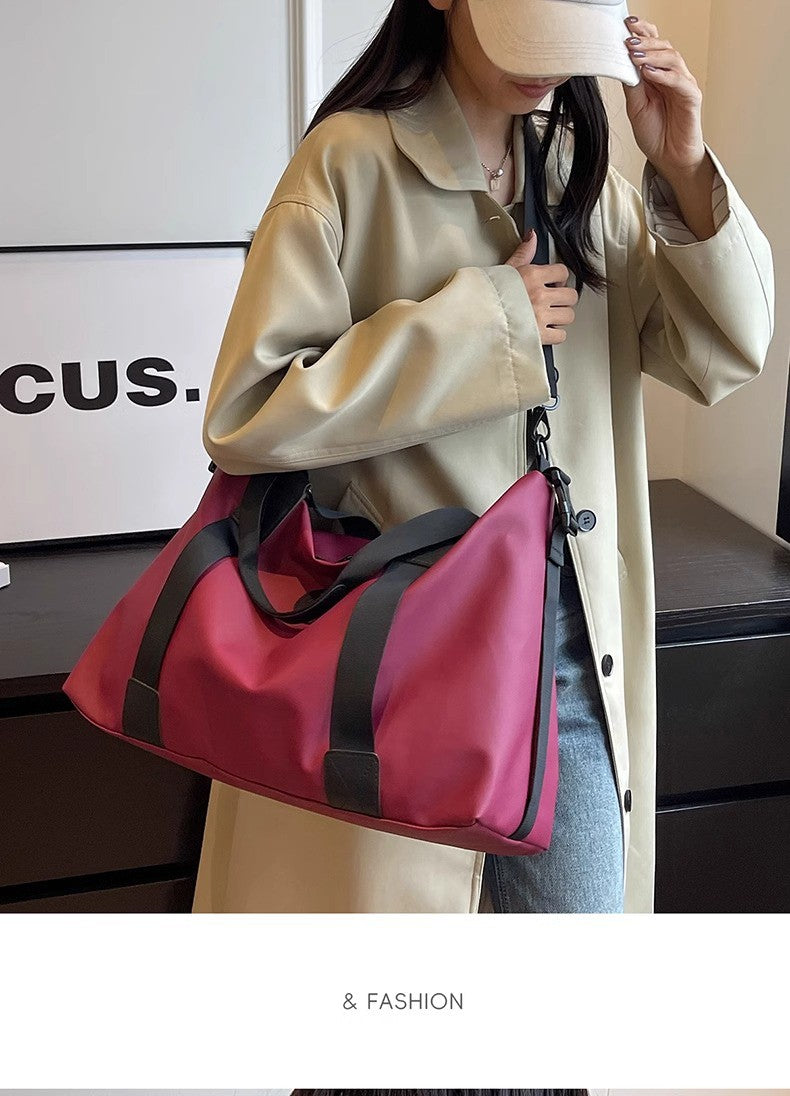 Lightweight Large-Capacity Travel Bag Women's Short-Distance Duffel Men's Business Handbag Sports Fitness Backpack for On-the-Go