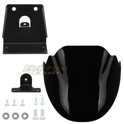 Spoiler Preto Inferior Dianteiro para Motocicleta, Protetor de Lama, Defletor de Ar, Carenagem Inferior para Harley XL Sportster 883 1200