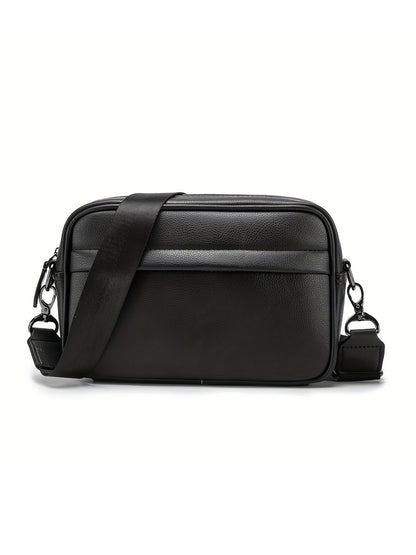 Luxury PU Leather Crossbody Bags Men Fashion Plaid Men Shoulder Bag Business Messenger Bag Mens Handbag Satchels Tote Purse