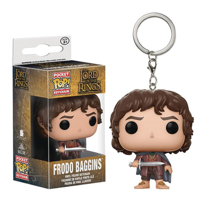 FUNKO POP Filmes O Senhor Dos Anéis Aragorn Chaveiro Pocket Pop Bonecos de Vinil Modelo Brinquedos Para Crianças Presente de Natal