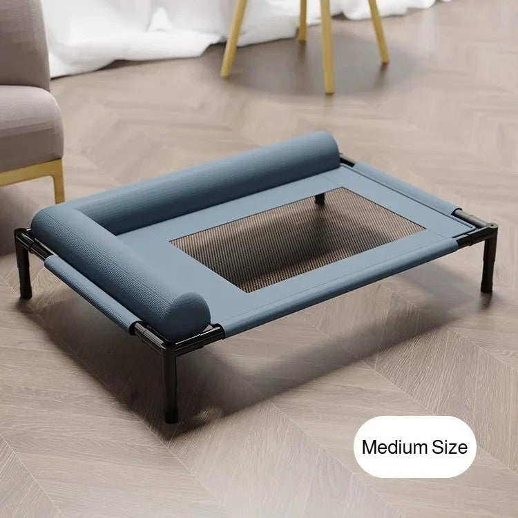 Winter Moisture-Proof Large Pet Bed Removable And Washable Off-The-Ground Bed Breathable Mesh Camp Bed Universal Pet Bed