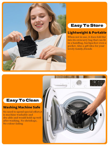 Comfortable Travel Pillow Adjustable U-Shaped Neck Pillow Washable Multi-Functional Fillable Portable Pillow Case for Airplane