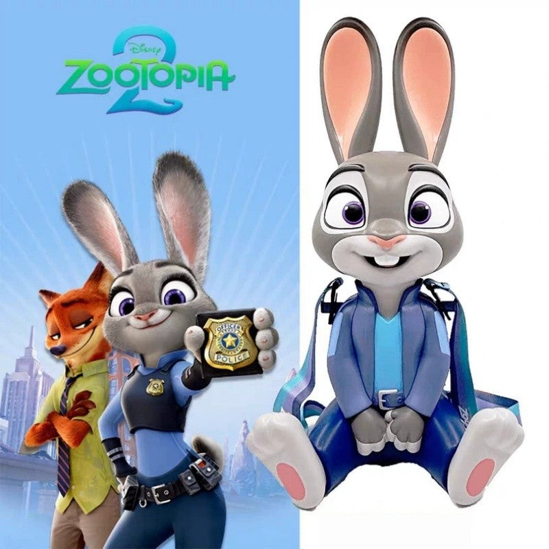 Copo de Água Original em Formato Disney Zootopia 2 Nick Judy Copos Estilizados de Desenho Animado com Alça Transversal Presentes Kawaii de Aniversário para Meninas e Meninos