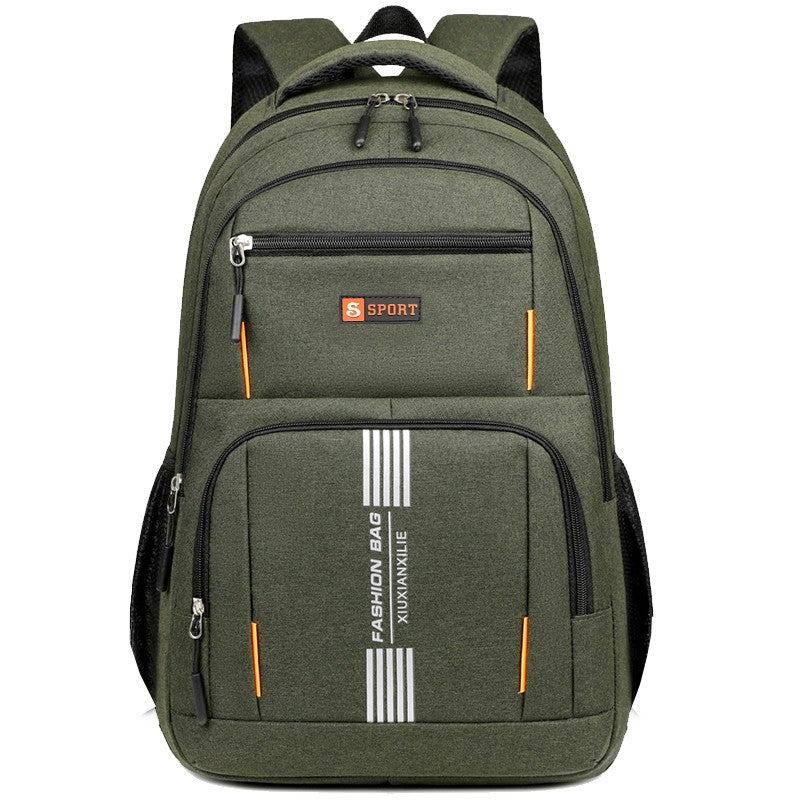 Neutral style backpack for men and women,suitable for business trips and student schoolbags,with multiple layers of pockets