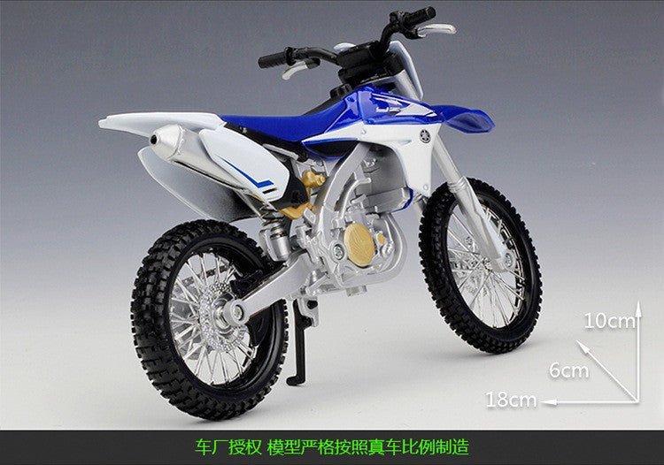 Maisto 1:12 Yamaha YZ450F Veículos Fundidos Colecionáveis Hobbies Motocicleta Modelo Brinquedos