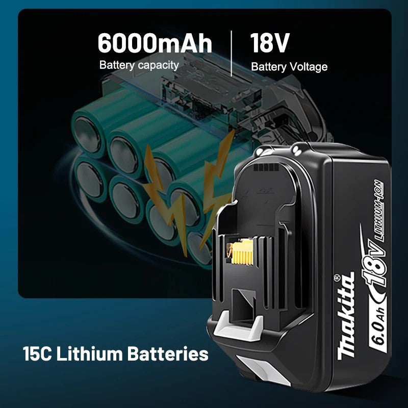Bateria Makita 18V para ferramentas elétricas Makita 18V A bateria recarregável Makita BL1860B 18V pode substituir a BL1850B LXT400