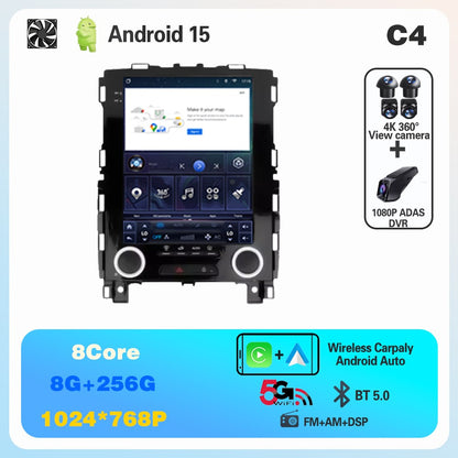 Rádio Android 15 Para Renault Koleos Megane 4 Samsung SM6 Talisman 2017 - 2019 Carro Multimídia carplay sem fio auto 5G WiFi GPS