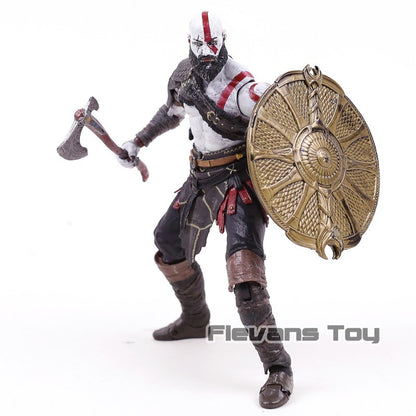 NECA God of War 2018 Kratos & Atreus Ultimate PVC Action Figure Modelo Colecionável Brinquedo 2-pack