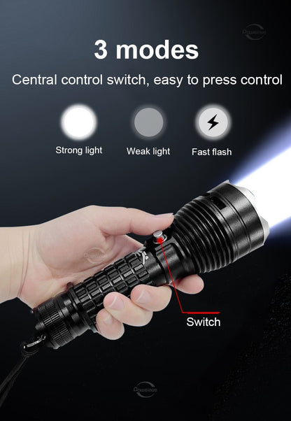 9000LM Upgrade XHP160 Diving Flashlight Powerful Profession Underwater Lantern Rechargeable Dive Torch IP8 Waterproof Scuba Lamp