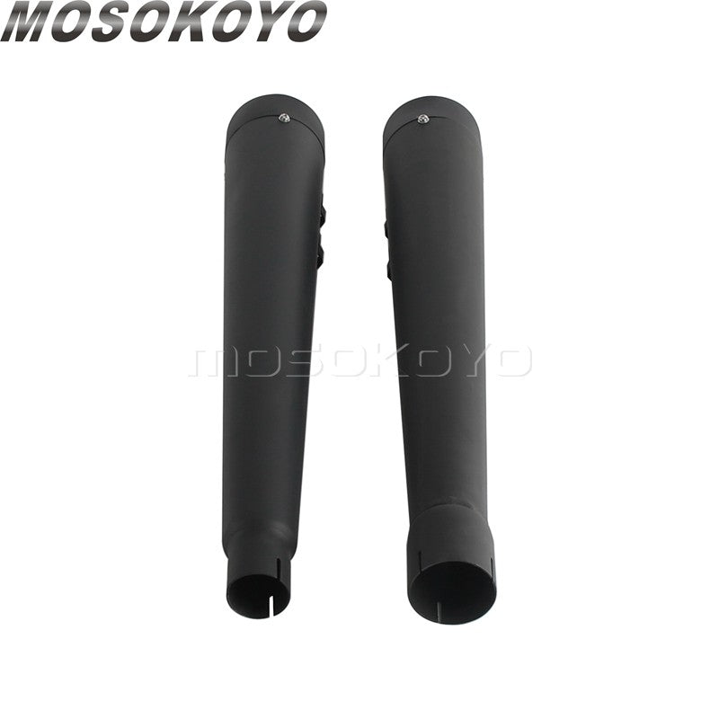 Motorcycle Tappered Slip-On Exhaust Pipe For Harley Touring Street Road Electra Glide Road King FLHR FLHX FLTRX FLHTK 2017-2023