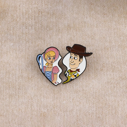 1-6 unidades/conjunto Figuras de Brinquedo de Animação Mista Broches Esmaltados Alfinetes de Lapela de Desenhos Animados Emblema em Mochilas Acessórios de Roupa Presentes