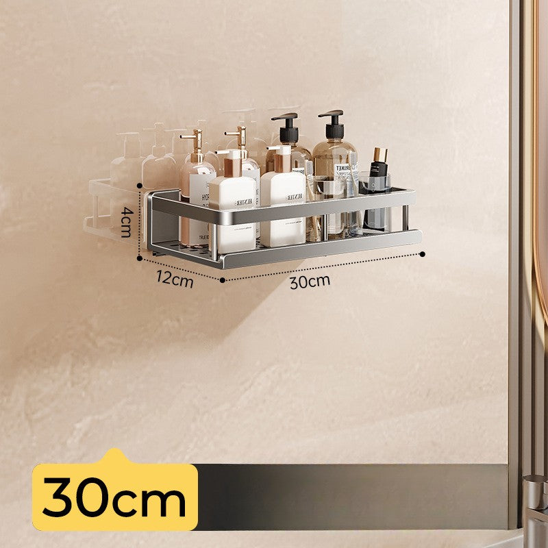 Toilet storage rack, non perforated washbasin, light luxury bathroom, wall mounted toilet, toilet wall storage rack