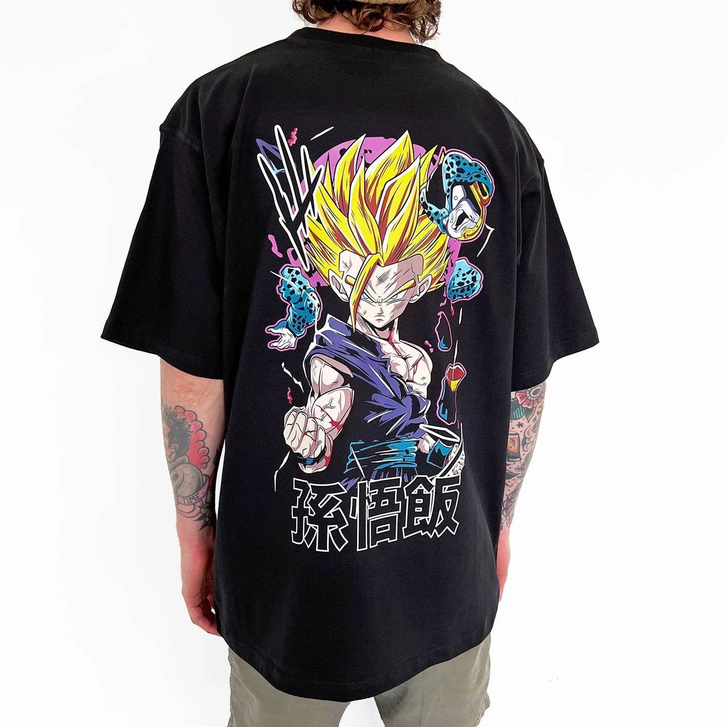 Dragon Ball 2025 Authentic Licensed T-Shirt - Son Goku Graphic Oversized Retro Tee, Comfortable Unisex Cotton for Fans