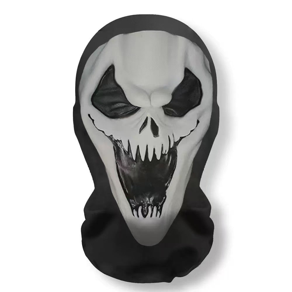 Halloween carnival funny headgear cosplay costume, comical wig mask prank props, party decoration creative headpiece