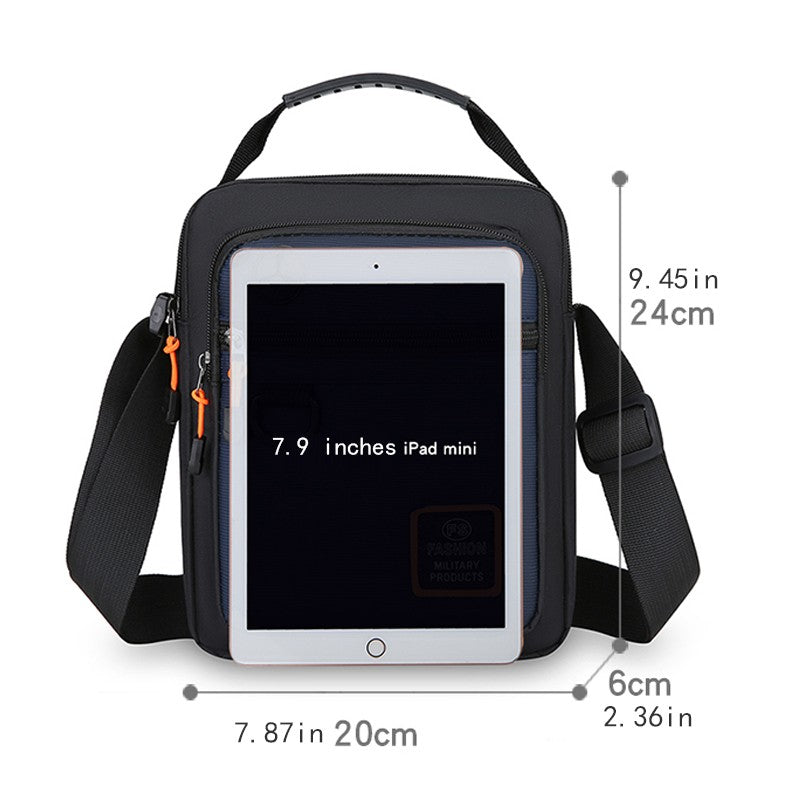 Men's Retro Shoulder Bag - Multi compartment Fashion Crossbody Bag, Perfect for Office or Leisure Use, Gift for Husband or Boyfr