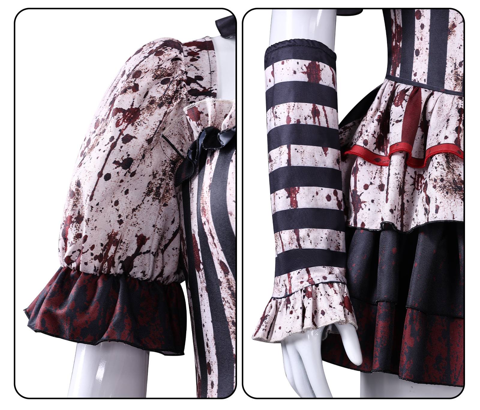 Terrifier Art Clown Joker Cosplay Costume Dark Clown Full Set for Men Women Role Play Horror Dress Suit Halloween Carnival Party