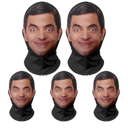 5PCS Indian-style 3D Party Realistic Mask Headgear, Abstract and Funny Cosplay Mask, Essential Equipment for Going Out for Party