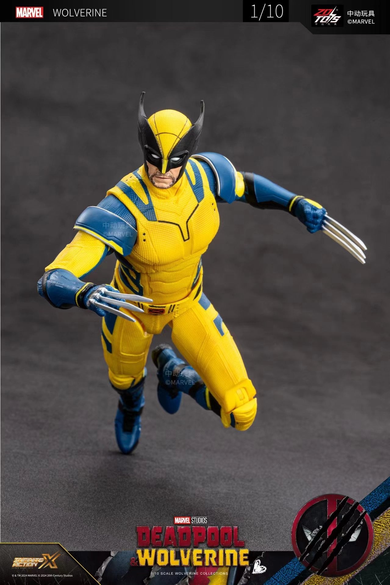 2024 Deadpool e Wolverine Bonecos de Ação Versão Filme Série ZD Toys Coleções Bonecos de Ação Adulto Presente Infantil