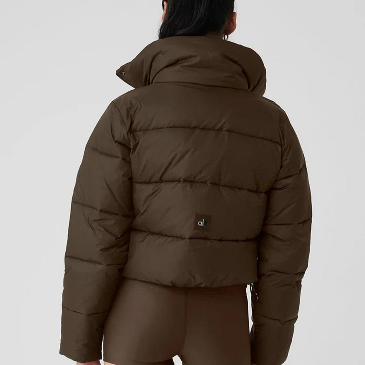 Stand-up Collar Sport Puff Parkas Women Loose Cotton Puffer Short Coat Outdoors Winter Classic Thicken Warm Cotton-padded Jacket