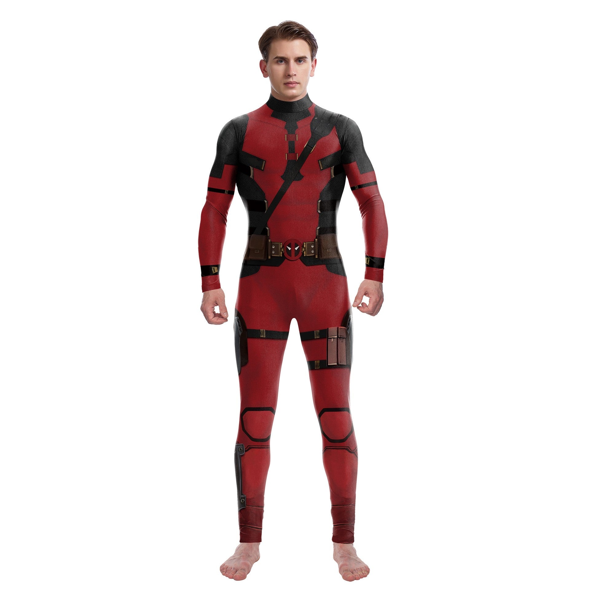 super-héros hommes film Deadpool Wolverine Cosplay Costumes Hallloween combinaison Performance fête Zentai body