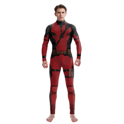 super-héros hommes film Deadpool Wolverine Cosplay Costumes Hallloween combinaison Performance fête Zentai body