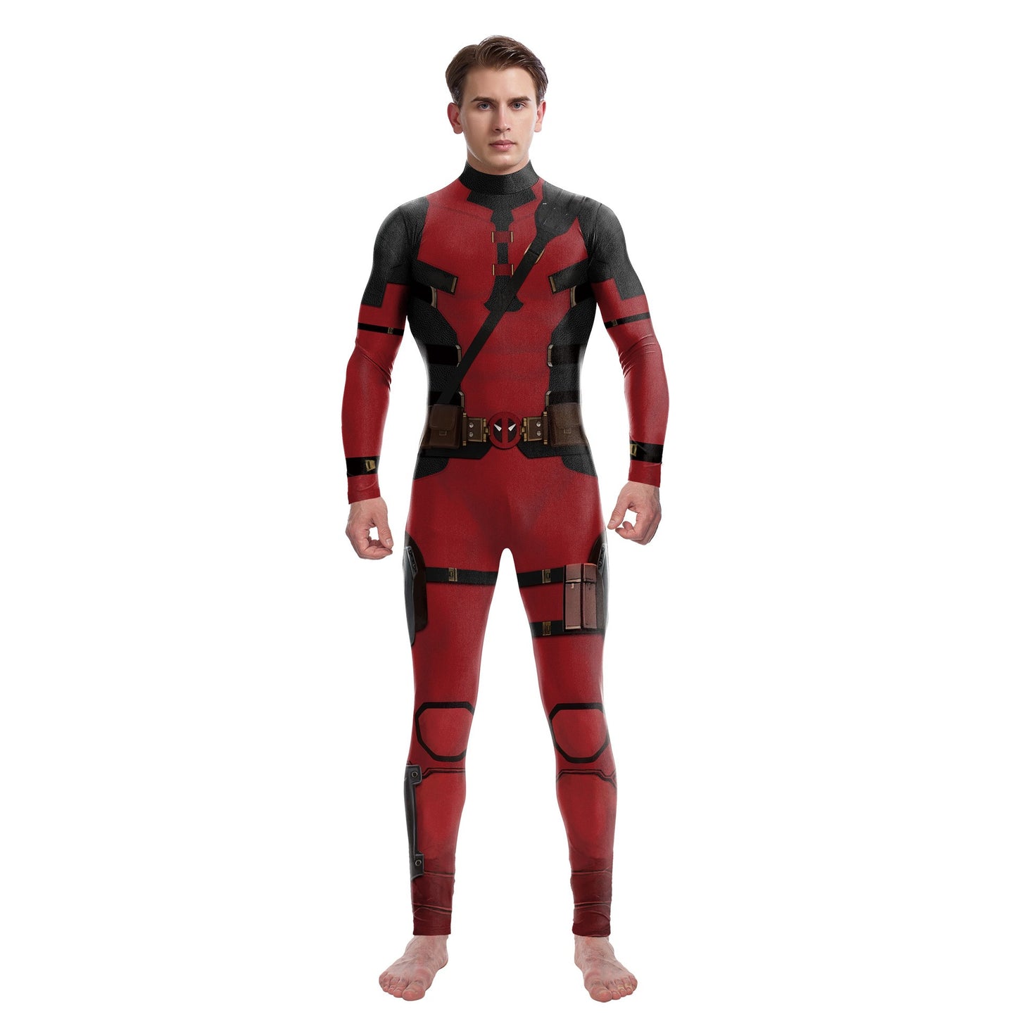 super-héros hommes film Deadpool Wolverine Cosplay Costumes Hallloween combinaison Performance fête Zentai body