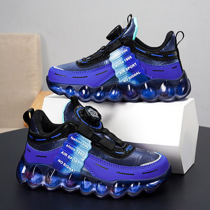 New Anti-skid Leather Kids Sneakers for 5-16Years Girls Casual Walking Footwear Non Slip Children Boys Sport Running Sneaker