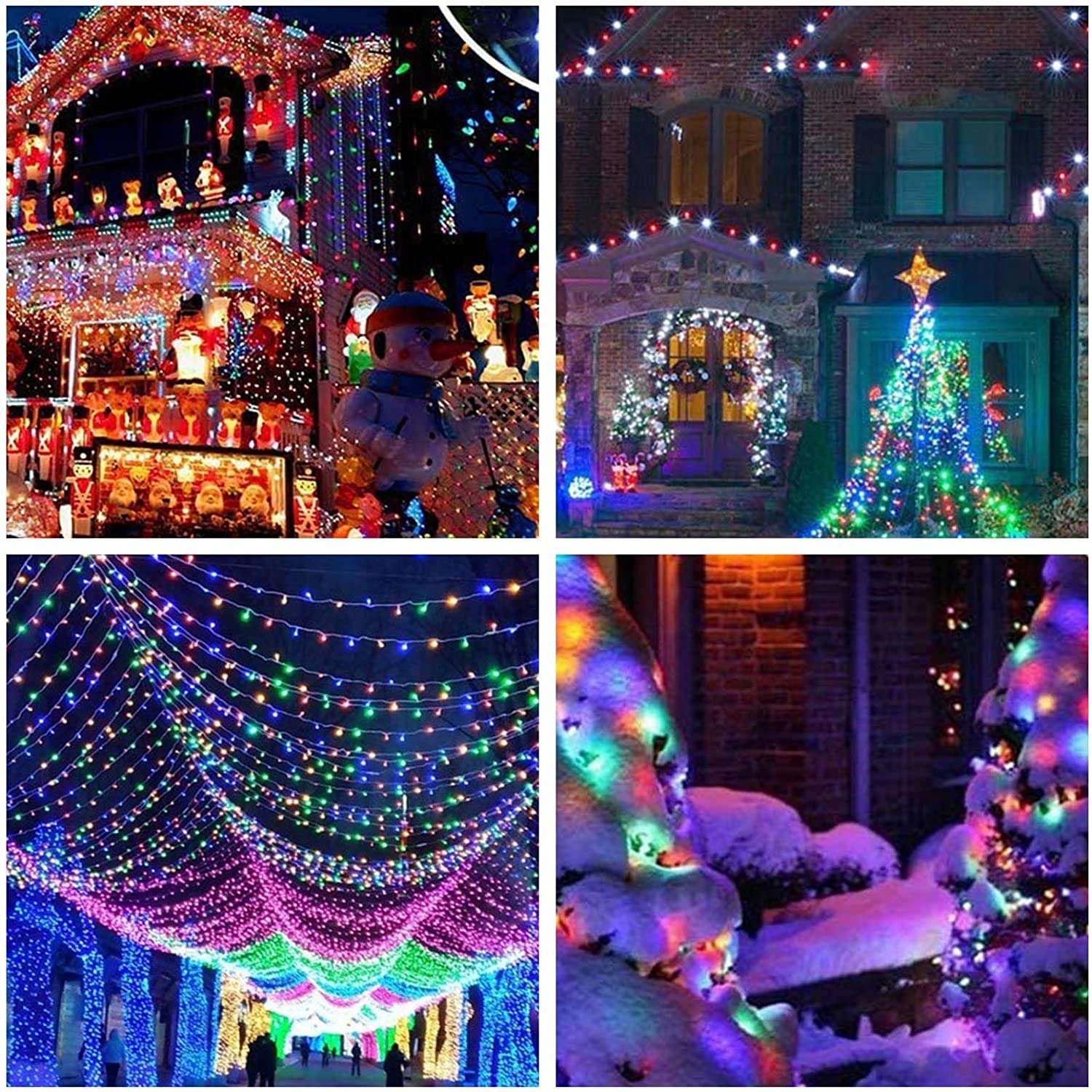 Outdoor Waterproof  Led Solar String Lights Fairy Light Solar Powered Garland Lights 8 Mode 32m Garden Wedding Decoration
