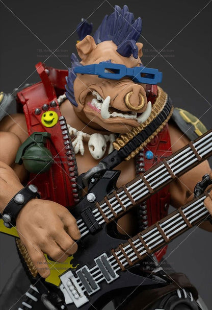 Original JOYTOY TMNT 1/18 Coleção Rocksteady&Beebop Conjunto Completo Boneco de Ação Soldado 11.5cm