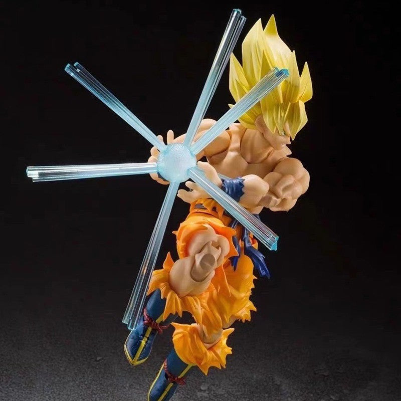 Shf Dragon Ball Z Son Goku Lendário Boneco de Ação Coleção Articulado de PVC Anime 17cm Super Saiyajin Kakarotto Modelo de Brinquedo