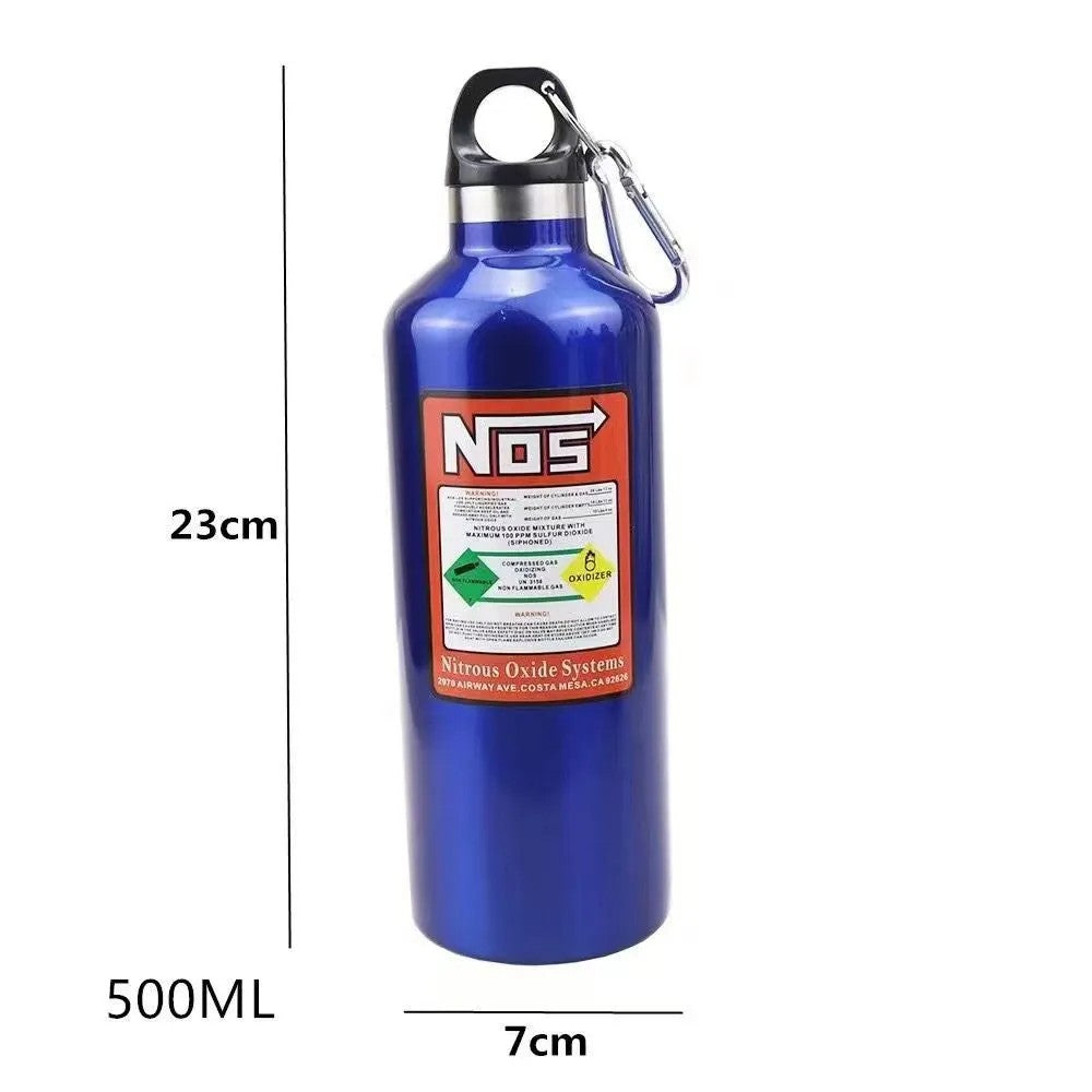 Car Insulation Cup NOS Nitrogen Cylinder Vacuum Stainless Steel Kettle 500ML High-capacity Travel Sports Bottle Water Cup